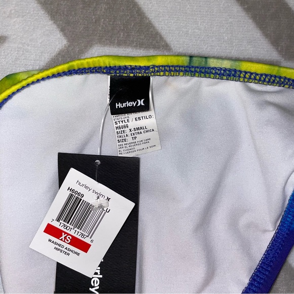 NEW Hurley Tie Dye Swim Bikini Bottoms - Picture 3 of 3